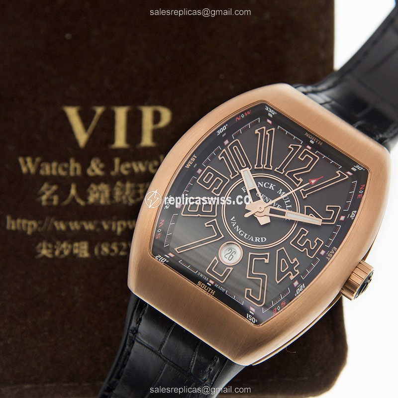 Franck Muller V 45 SC DT (5N.BR.NR) VANGUARD Automatic 18kt Rose Gold