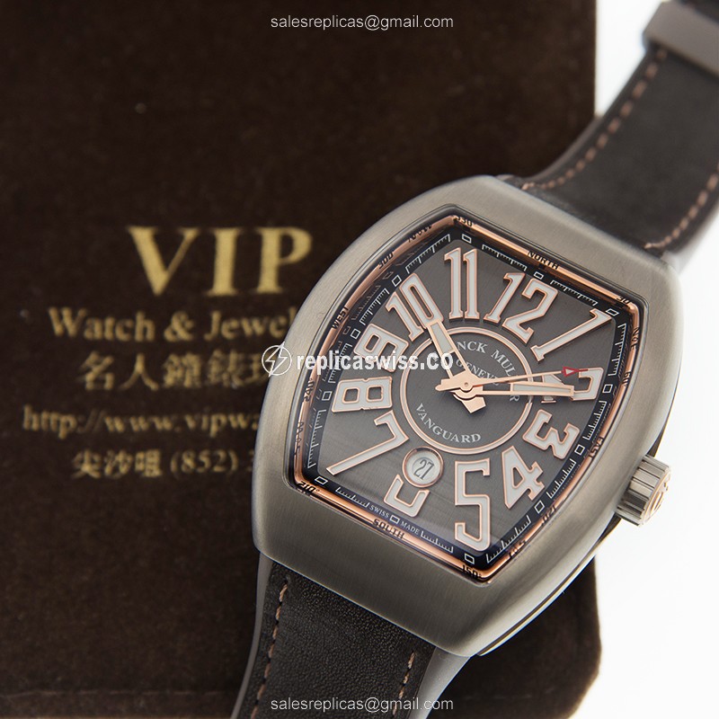Franck Muller V 45 SC DT TT BR(5N) VANGUARD Automatic Stainless Steel