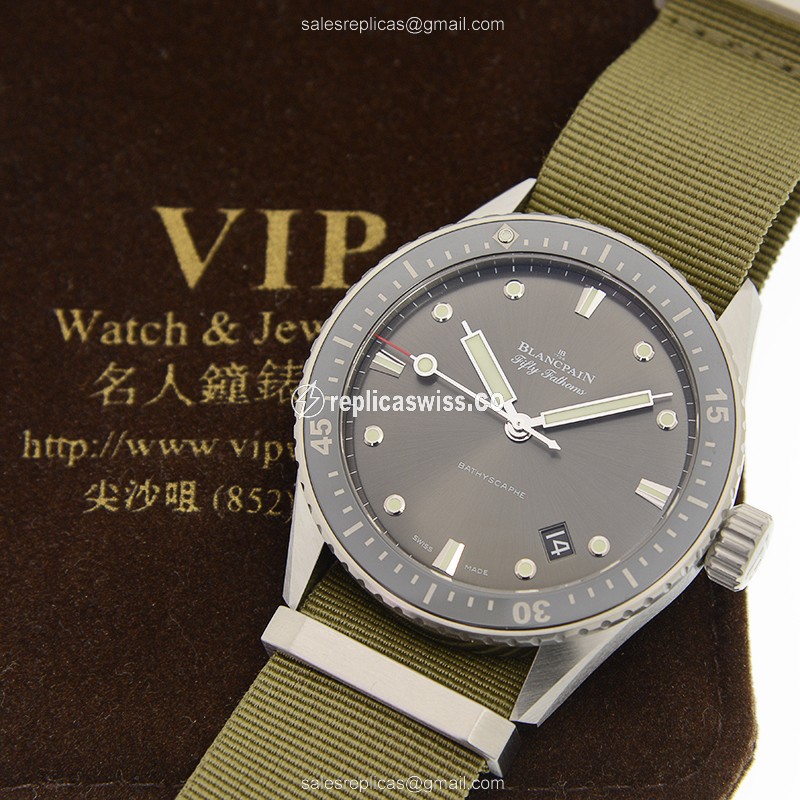 Blancpain 5000-1110-NAKA FIFTY FATHOMS Automatic Stainless Steel