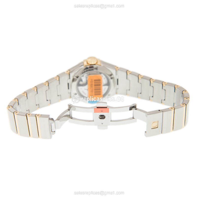 Omega 127.20.27.20.55.002 CONSTELLATION Automatic 18kt Gold & Steel