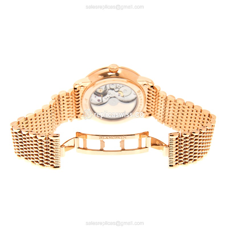 Blancpain 6630-3631-MMB VILLERET Automatic 18kt Rose Gold