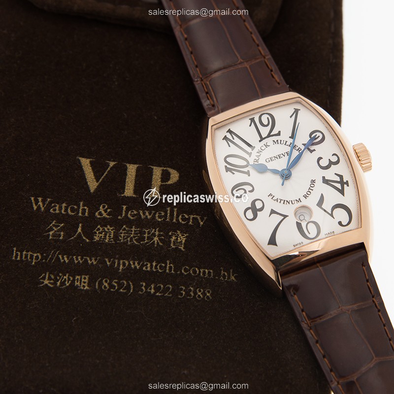 Franck Muller 7851 SC DT (5N) CINTREE CURVEX Automatic 18kt Rose Gold
