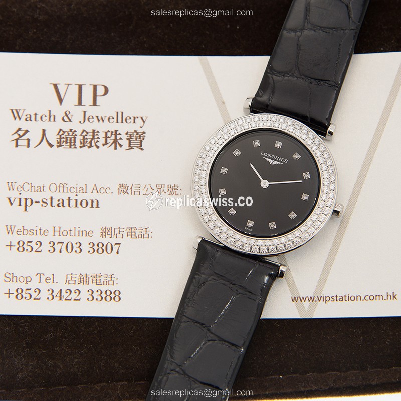 Longines L4.308.0.57.2 LA GRANDE Quartz Stainless Steel & Diamonds