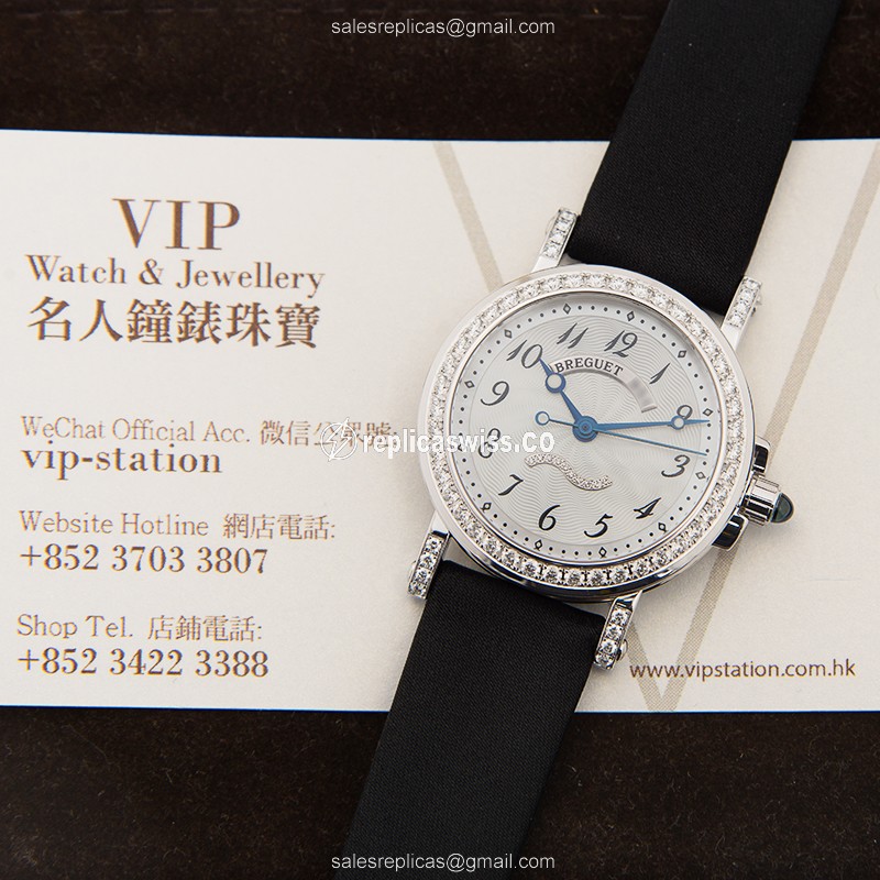 Breguet 8818BB/59/864/DD0D MARINE Automatic 18kt White Gold & Diamond