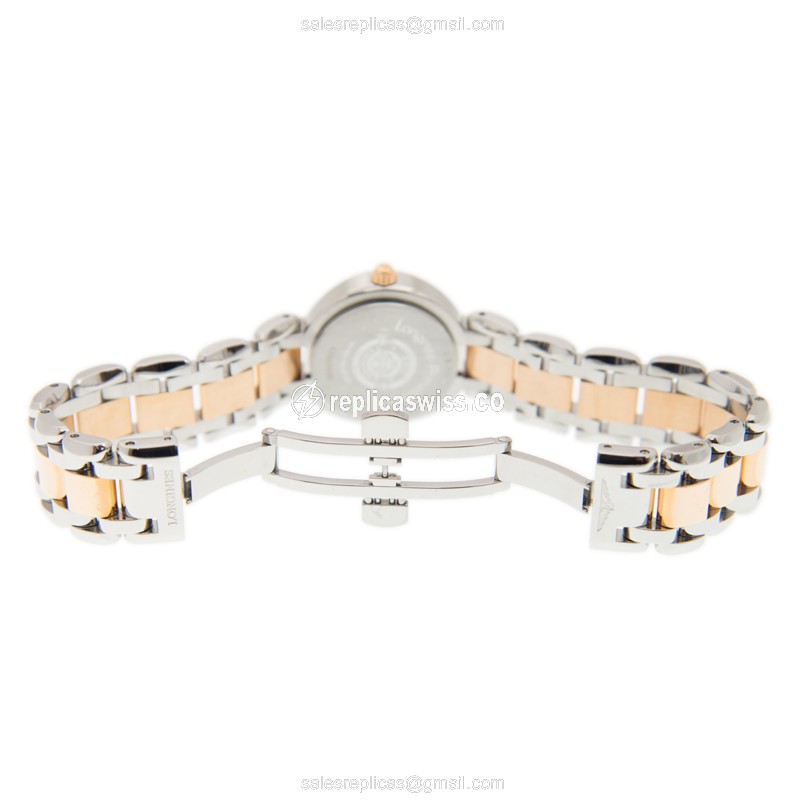 Longines L8.111.5.87.6 PRIMA LUNA Automatic 18kt Rose Gold & Steel