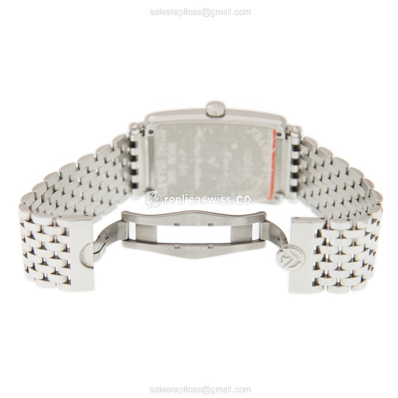 Franck Muller 1002 QZ (AC) - BLACK LONG ISLAND Quartz Stainless Steel