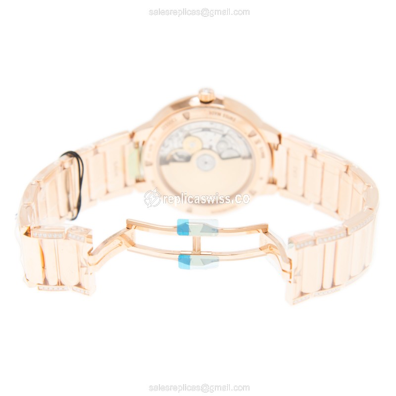 Vacheron Constantin 86615/CA2R-9839 PATRIMONY TRADITIONELLE Automatic 18kt Rose Gold & Diamonds