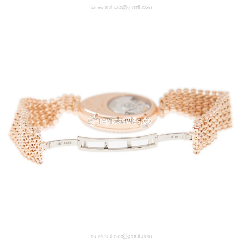 Breguet 8918BR/5T/J20/D000 REINE DE NAPLES Automatic 18kt Rose Gold & Diamonds