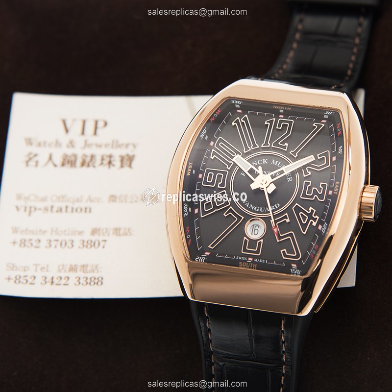 Franck Muller V 45 SC DT (5N.NR) VANGUARD Automatic 18kt Rose Gold