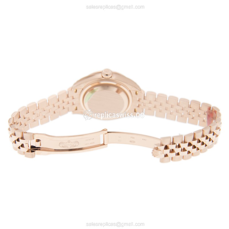 Rolex 279135RBR-0002 LADY DATEJUST Automatic 18kt Rose Gold