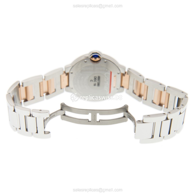 Cartier W3BB0013 BALLON BLEU Automatic 18kt Rose Gold & Steel