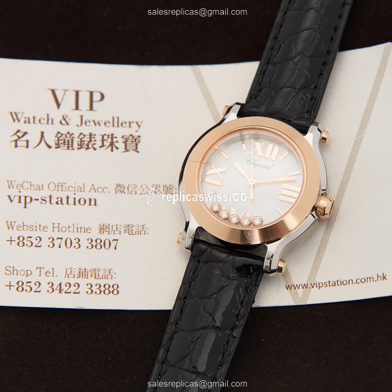 Chopard 278509-6002 HAPPY SPORT Quartz 18kt Rose Gold