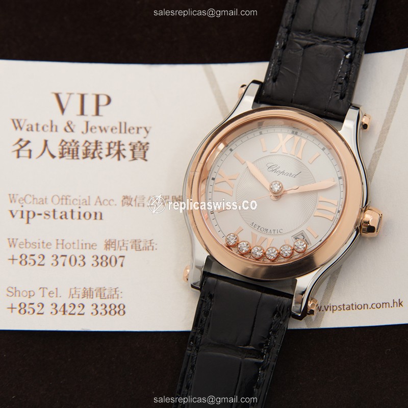Chopard 278559-6001 HAPPY SPORT Automatic 18kt Rose Gold