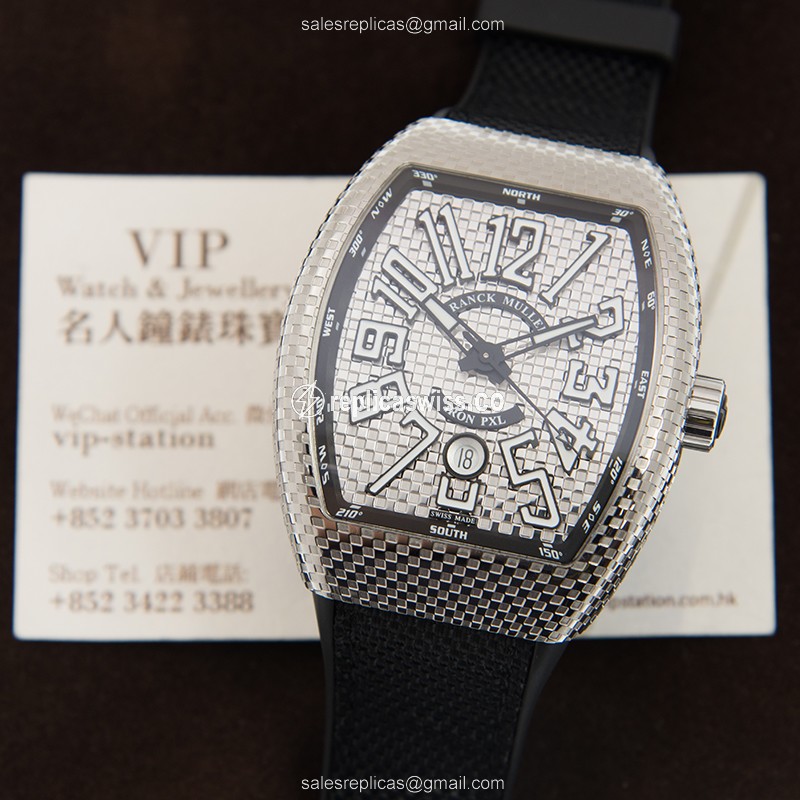 Franck Muller V 45 SC DT IRON PXL (AC.NR) VANGUARD Automatic Stainless Steel