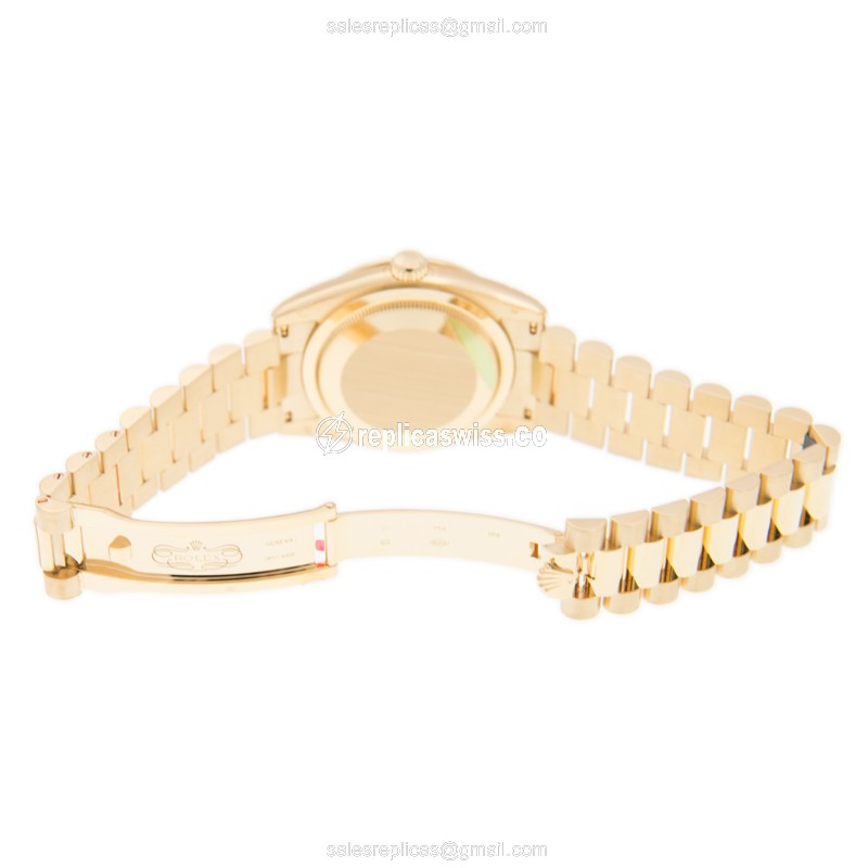 Rolex 118348GNJADECAROUSELDIA DAY-DATE Automatic 18kt Yellow Gold