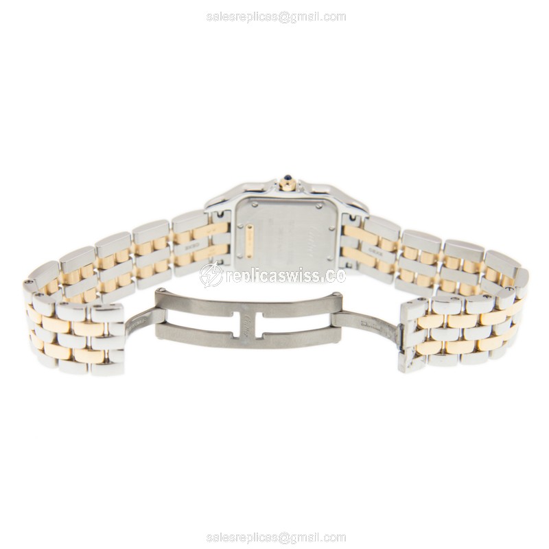Cartier W2PN0007 PANTHeRE DE CARTIER Quartz 18kt Gold & Steel