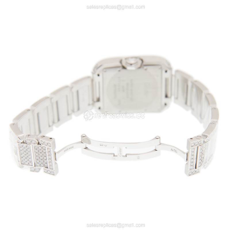 Cartier HPI00561 TANK Automatic 18kt White Gold & Diamond