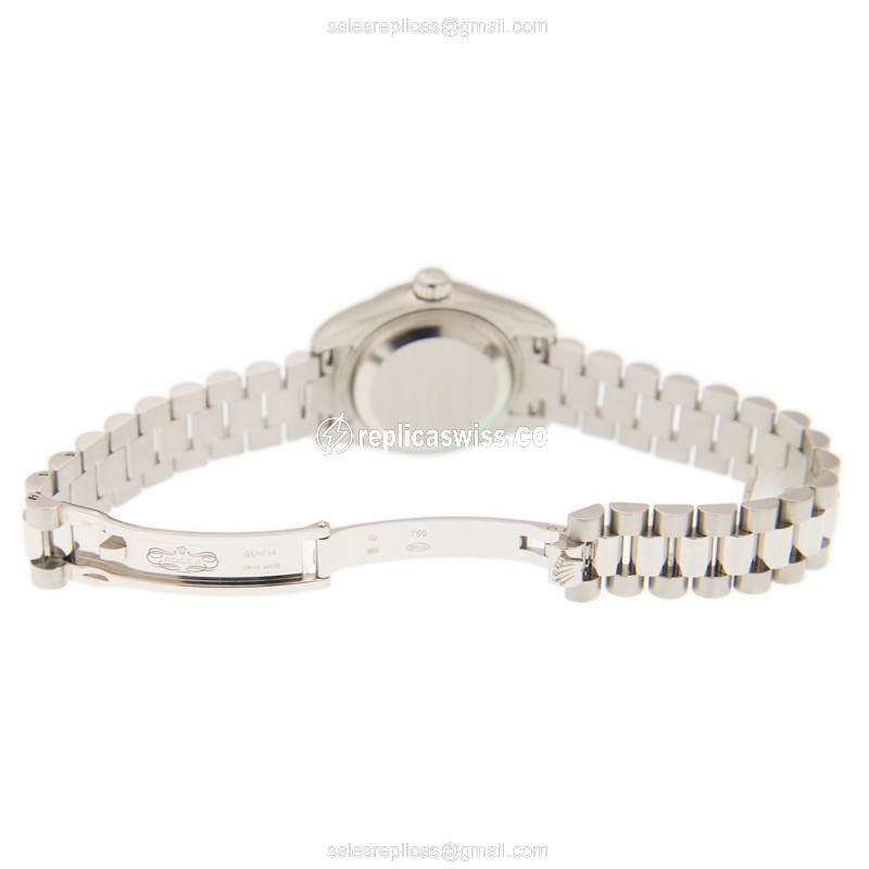 Rolex 179179 DIAPAVED 12BLDIA LADY DATEJUST Automatic 18kt White Gold