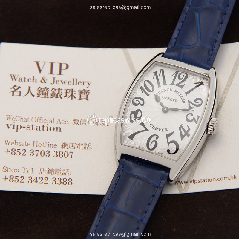 Franck Muller 2852 B QZ (AC) CINTREE CURVEX Quartz Stainless Steel