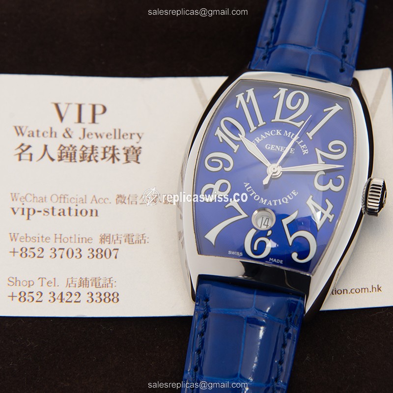 Franck Muller 8880 B SC DT (AC) - BLUE VINTAGE Automatic Stainless Steel