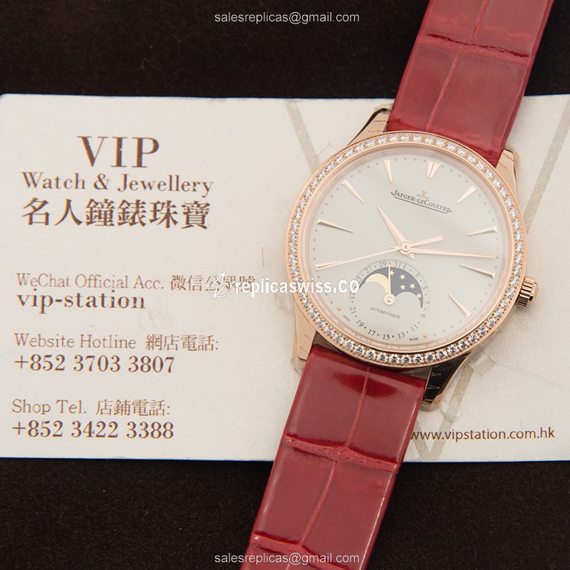 Jaeger-Lecoultre Q1252501 MASTER ULTRA THIN Automatic 18kt Rose Gold & Diamonds