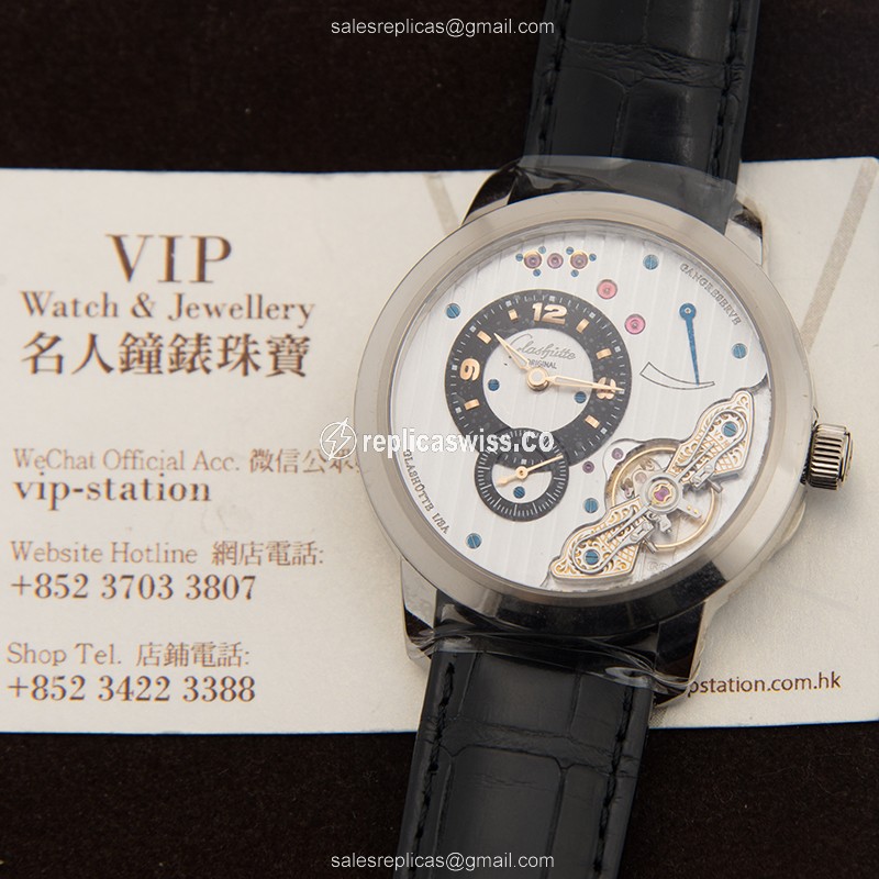 Glashutte 1-66-01-04-34-05 PANO Manual Wind 18kt White Gold