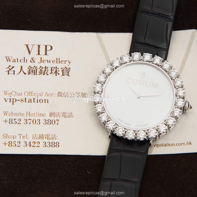 Corum 058.100.69/0001 PN02 Automatic 18kt White Gold & Diamond