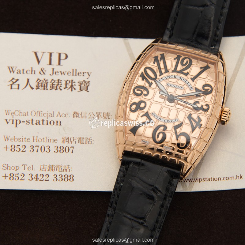 Franck Muller 6850 B SC GOLD CRO (5N) CINTREE CURVEX Automatic 18kt Rose Gold