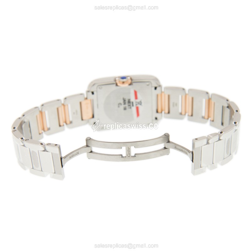 Cartier WT100032 TANK Quartz Stainless Steel