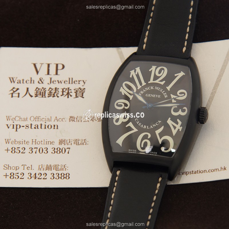 Franck Muller 6850 SC CASA NR(AC) - BK CINTREE CURVEX Automatic Stainless Steel
