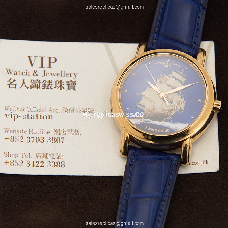 Ulysse Nardin 136-11/FLC Automatic 18kt Rose Gold
