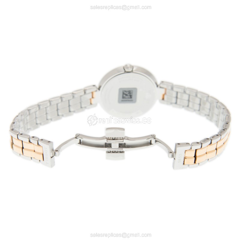 Tissot T094.210.22.111.00 FLAMINGO Quartz Gold-Plated & Stainless Steel