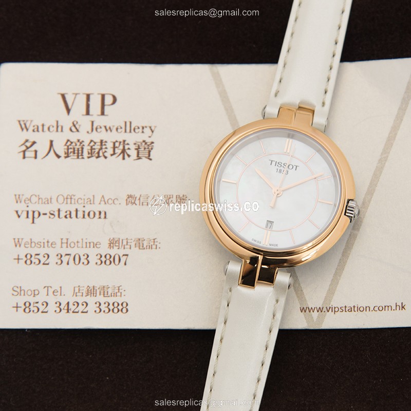 Tissot T094.210.26.111.01 FLAMINGO Quartz 18kt Rose Gold