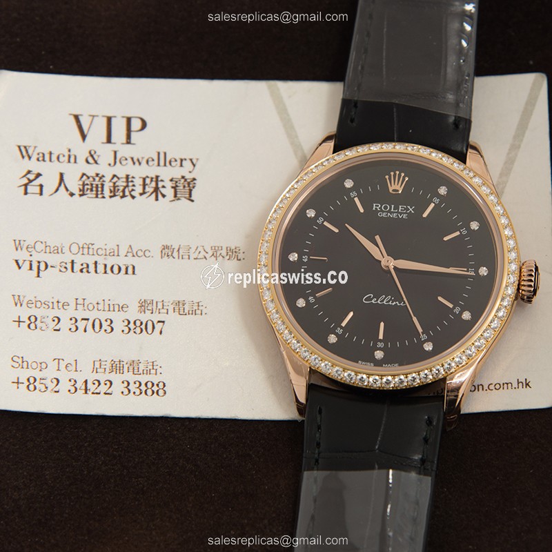 Rolex 50705RBR CELLINI SERIES Automatic 18kt Rose Gold