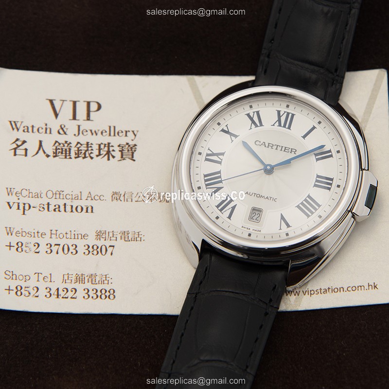 Cartier WGCL0005 CLe DE CARTIER Automatic 18kt White Gold