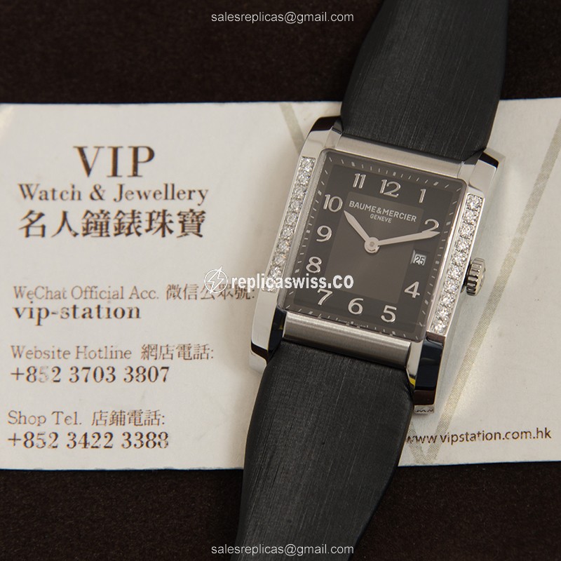 Baume & Mercier M0A10022 HAMPTON Quartz Stainless Steel & Diamonds