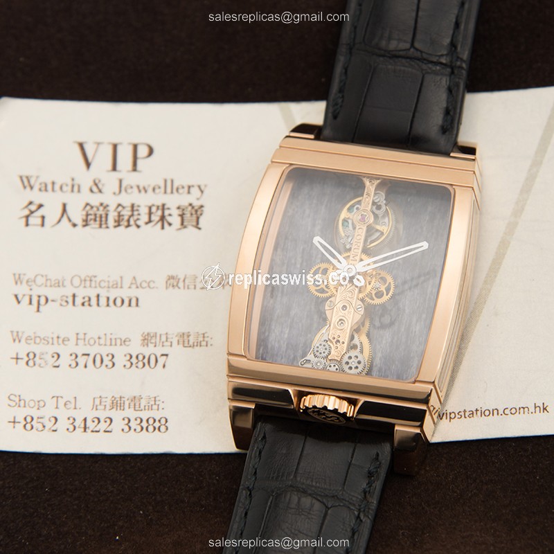 Corum 213.100.55-0001 PG01 BRIDGE Manual Wind 18kt Rose Gold