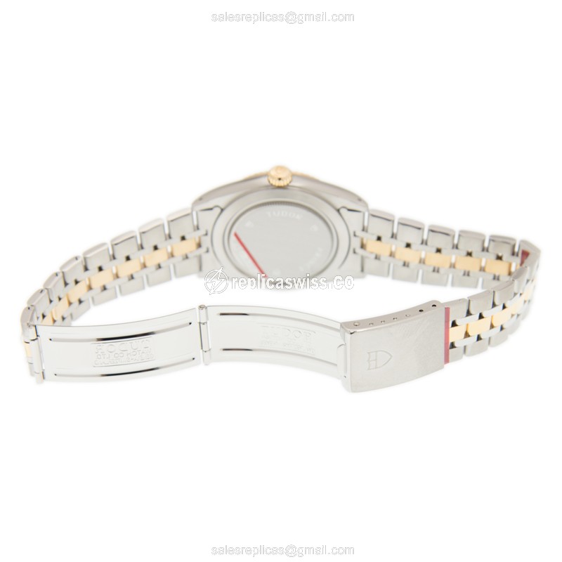 Tudor 76213-62483-WTRN PRICE DATE-DAY Automatic 18kt Gold & Steel