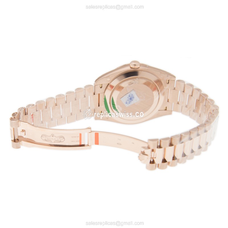 Rolex 228345RBR-0002 DAY-DATE Automatic 18kt Rose Gold & Diamonds