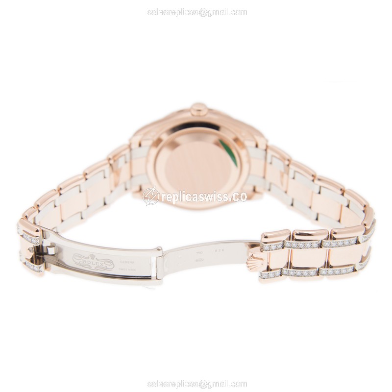 Rolex 86345SAJOR DATEJUST Automatic 18kt Rose Gold & Diamonds
