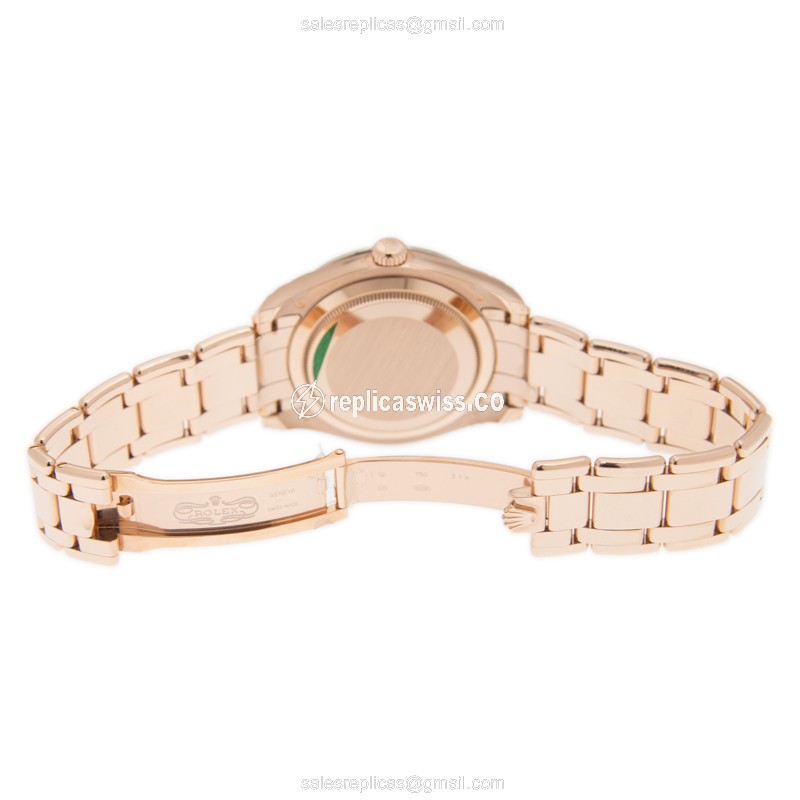 Rolex 86285-0002 DATEJUST Automatic 18kt Rose Gold & Diamonds