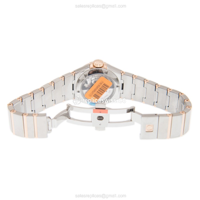 Omega 127.20.27.20.52.001 CONSTELLATION Automatic 18kt Rose Gold & Steel