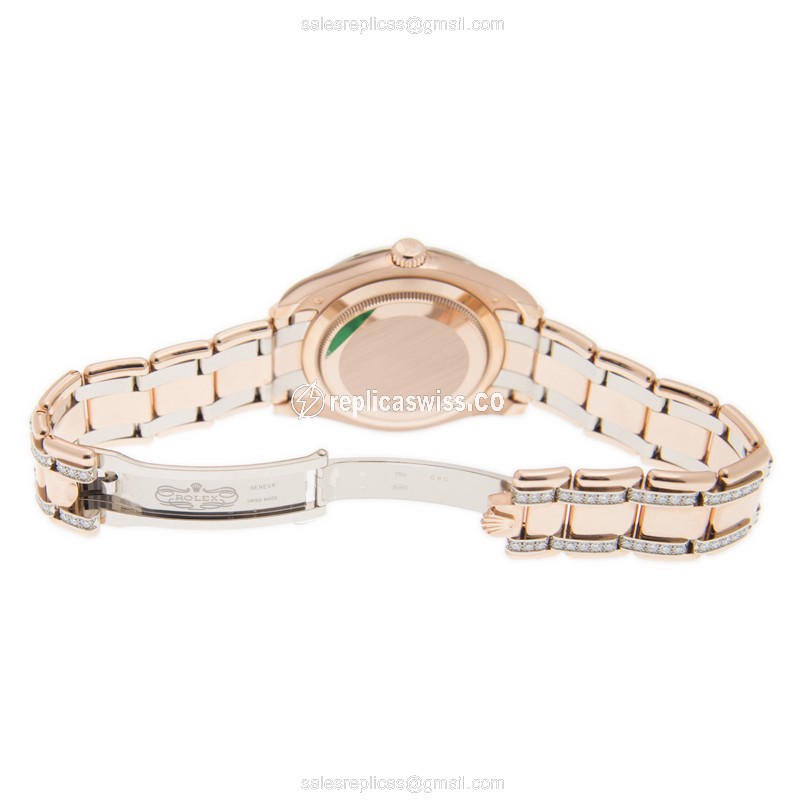 Rolex 86285-0001 DATEJUST Automatic 18kt Rose Gold & Diamonds
