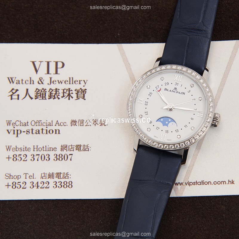 Blancpain 6106-4628-55A VILLERET Automatic Stainless Steel & Diamonds