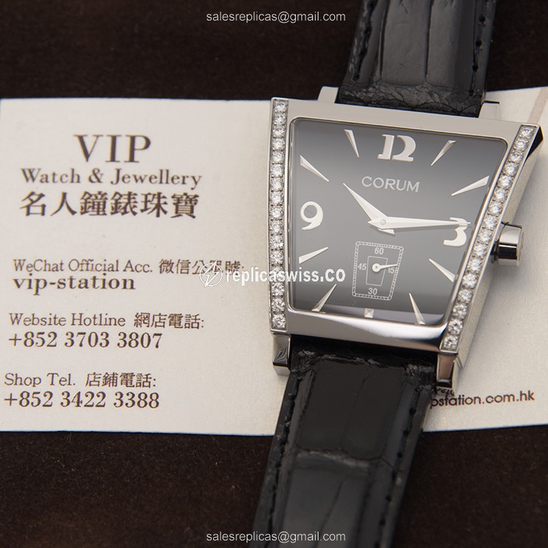 Corum 106.406.47/0001 BN69 TRAPEZE Quartz Stainless Steel & Diamonds