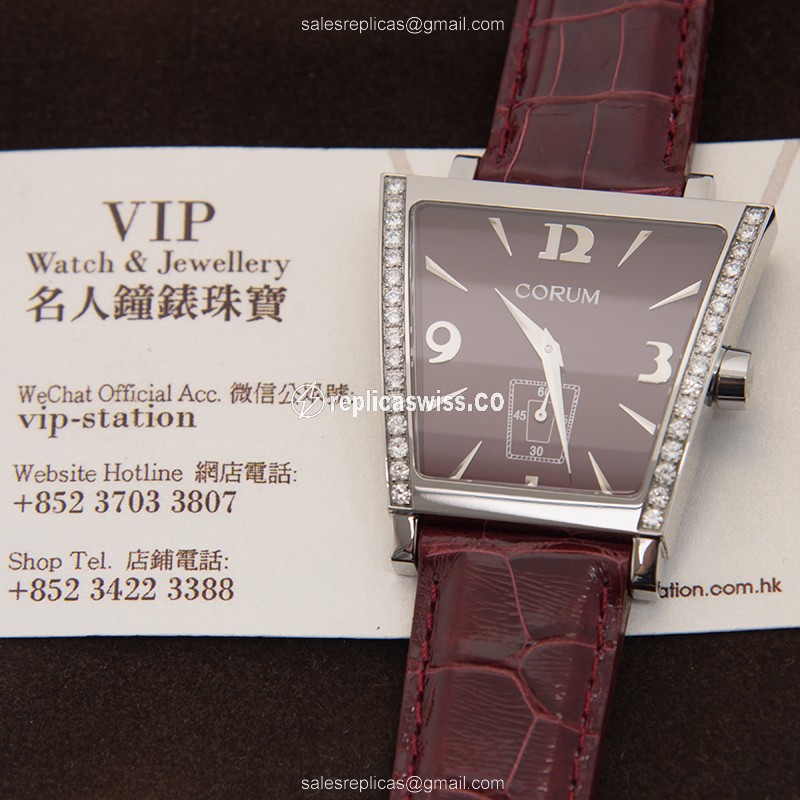 Corum 106.406.47/0012 DP51 TRAPEZE Quartz Stainless Steel & Diamonds