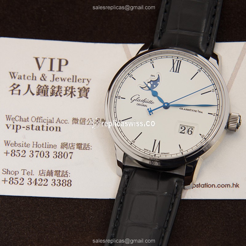 Glashutte 1-36-04-01-02-30 SENATOR MANUAL WINDING SKELETONIZED Automatic Stainless Steel