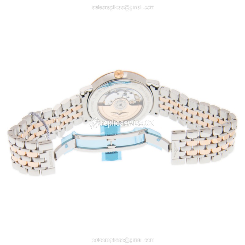 Longines L4.910.5.12.7 ELEGANT Automatic 18kt Rose Gold & Steel