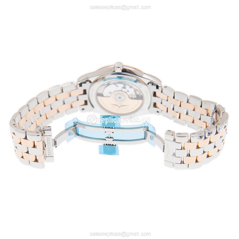 Longines L4.874.3.91.7 FLAGSHIP Automatic 18kt Rose Gold & Steel
