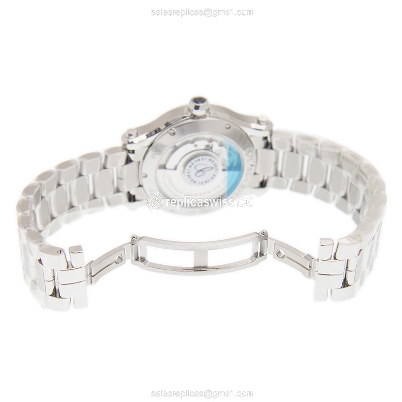 Chopard 278559-3004 HAPPY SPORT Automatic Stainless Steel & Diamonds